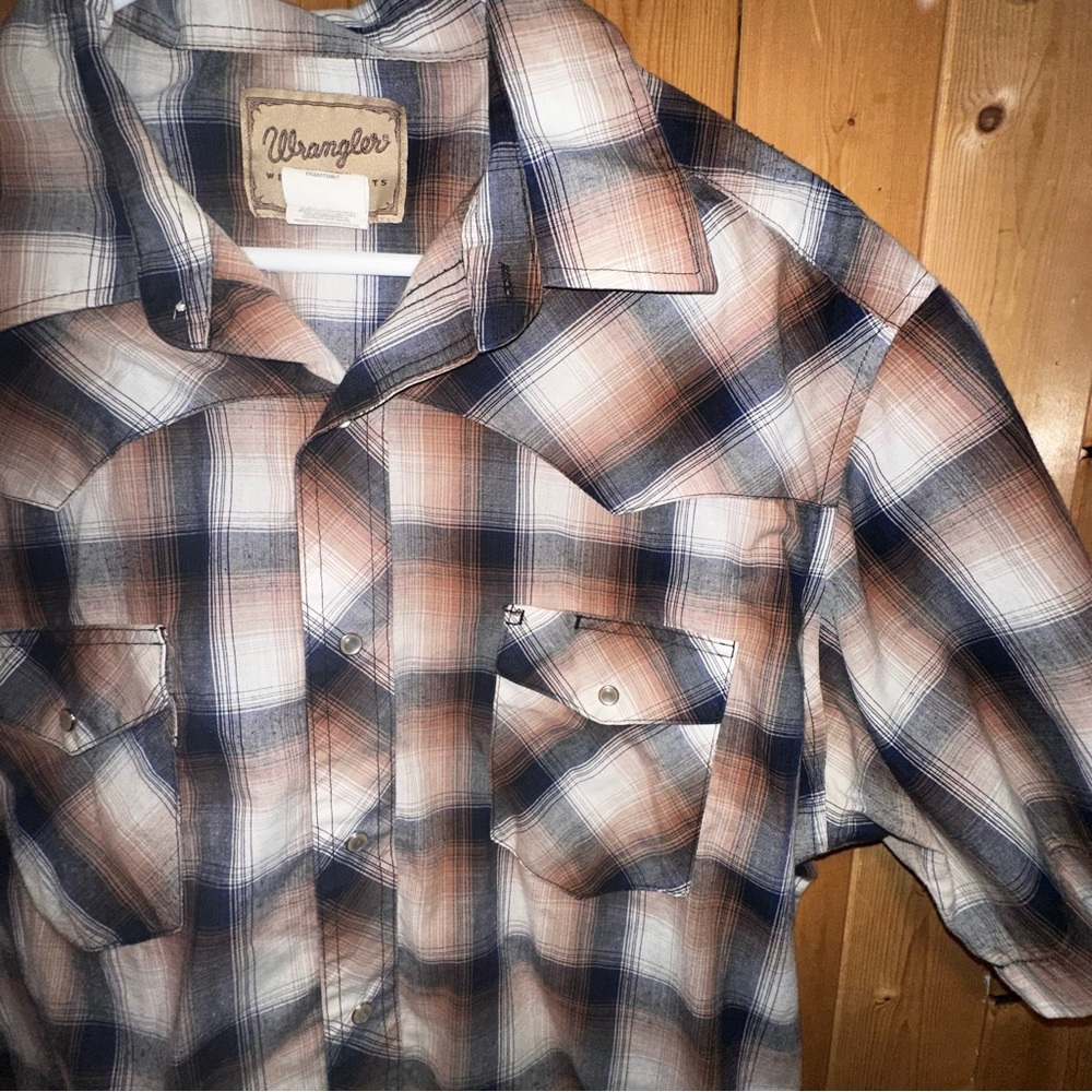 Vintage Wrangler Pearl Snap Shirt
